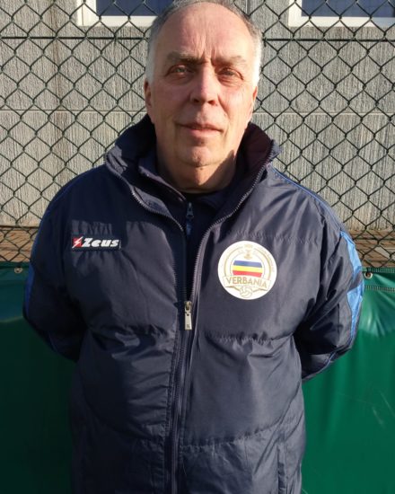 Franco Azzarini, Team Manager Prima Squadra del Verbania Calcio per la Stagione 2019-2020 in Serie D