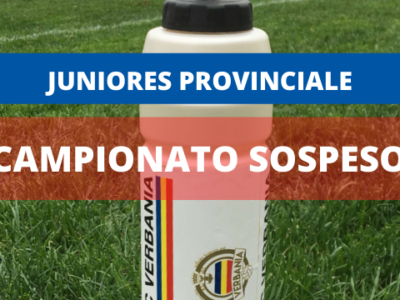 Verbania Calcio Juniores Provinciale U19 Sospensione Campionato